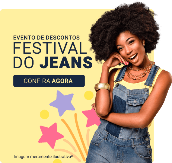 Evento de promoções Festival do Jeans Raryel